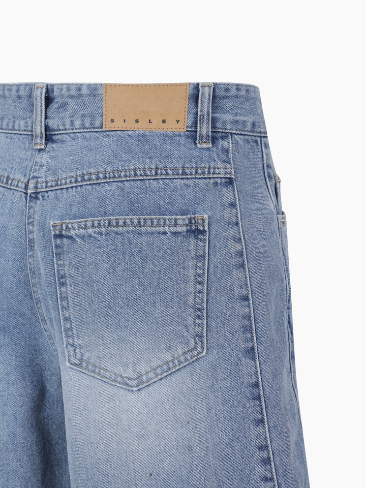 Blue jean bermudas - sisley k women - Blue | Sisley K image number 4